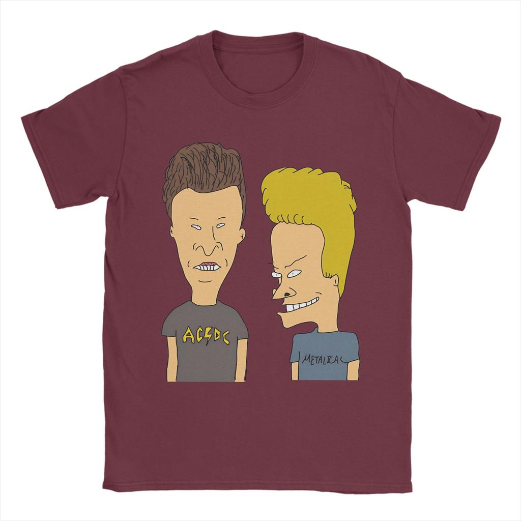 Beavis and Butthead Premium TShirts for Men Women Funny Cotton Tee Shirt O Neck Short Sleeve T Shirt Printed Clothing