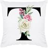 Initial Pillow Covers 18x18 - Monogram L Pillow Cover, Initial Letter Throw Pillow Cover, Monogram Pillow Case L, Monogrammed Gifts for Women, L