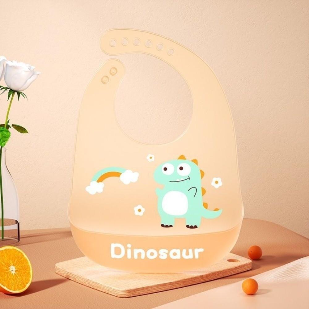 Waterproof Baby Bibs Cartoon Print Baby Feeding Stuff Cute Kids Feeding Bib