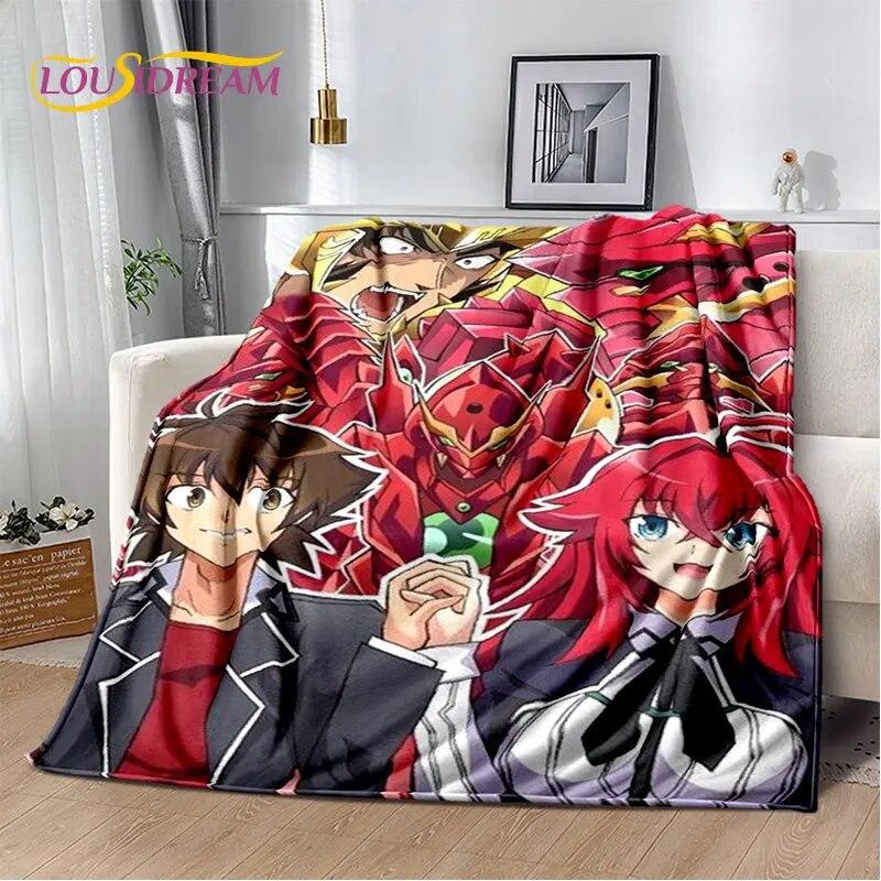 Мягкое плюшевое одеяло для средней школы D×D в стиле аниме для сексуальных девушек, фланелевое одеяло, одеяло для гостиной, спальни, кровати, дивана, чехол для пикника