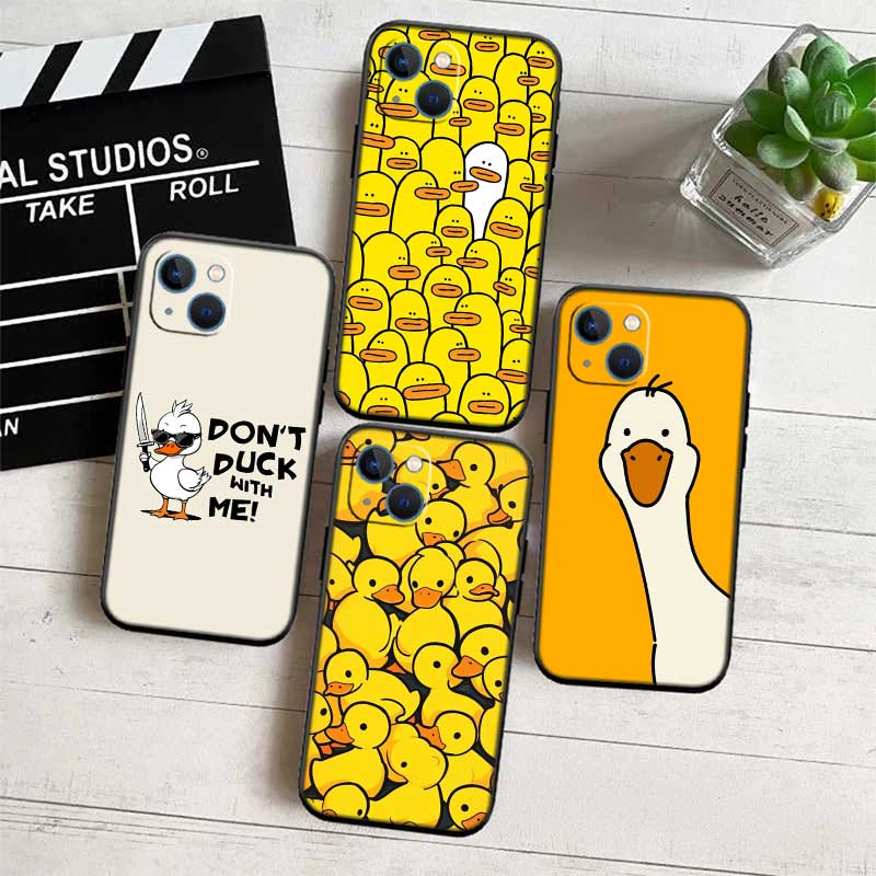 DUCK Cartoon Phone Case for Motorola Moto Edge 60 60s 70 G86 G56 G54 E14 G04S G45 G54 G64 S30 S50 X30 X40 X50 Ultra Pro Power