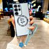 Покрытие Мягкий ТПУ Розовый Чехол Для Для Samsung Galaxy S26 S25 S24 S23 S22 S21 Ultra Plus S25Ultra Magsafe Зарядка Чехол Ремешок Браслет