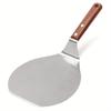 Damaly,13-inch Stainless Steel Pizza Spatula, A 13-inch Stainless Steel Pizza Spatula Equipped with A Wooden Handle.