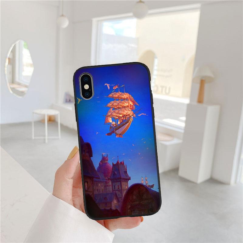 CJ101 Treasure Planet Soft Shell Phone Case for iPhone 16 15 14 13 12 Pro Max Plus Mini