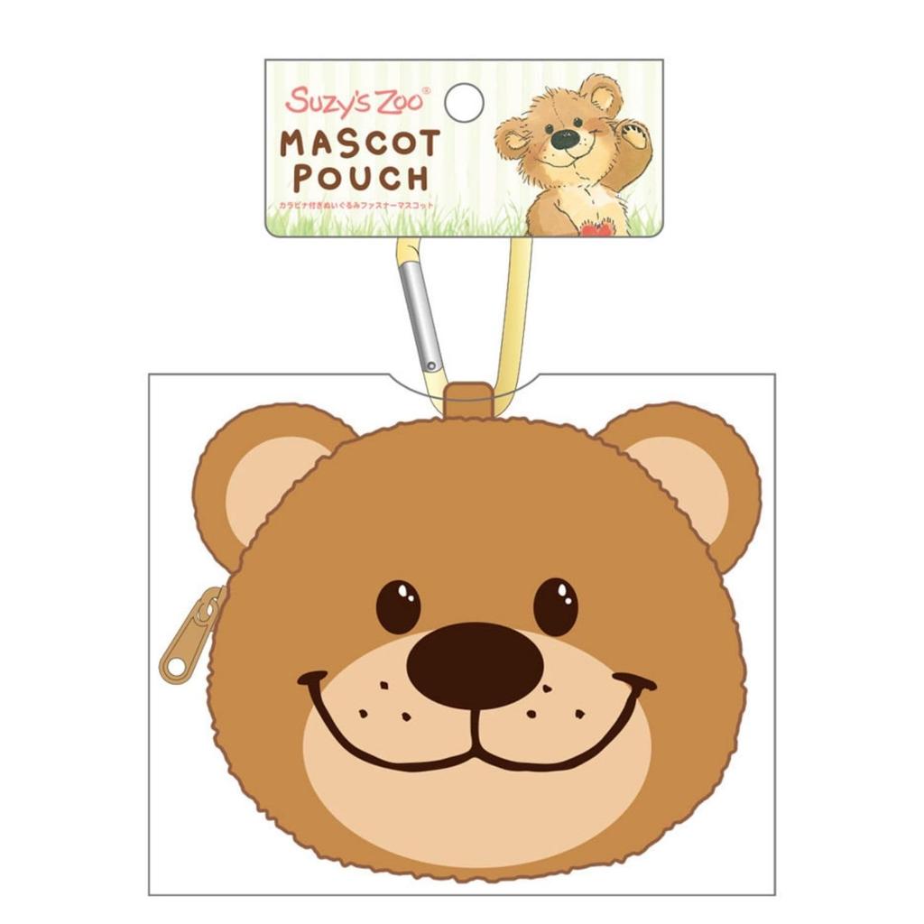 Tees Factory Плюшевая игрушка Susie Zoo с карабином, Брелок-маскот на молнии Witzy, Прибл.. В95xШ110xГ65мм (SZ-5546892WT)