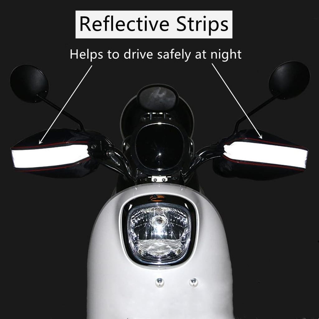 Мотоциклетные перчатки на руль Ветрозащитные Водонепроницаемые Зимние Велосипедные Перчатки Варежки Универсальные Мотоциклетные Грелки для рук Снегоход Скутер Квадроцикл Мотоцикл