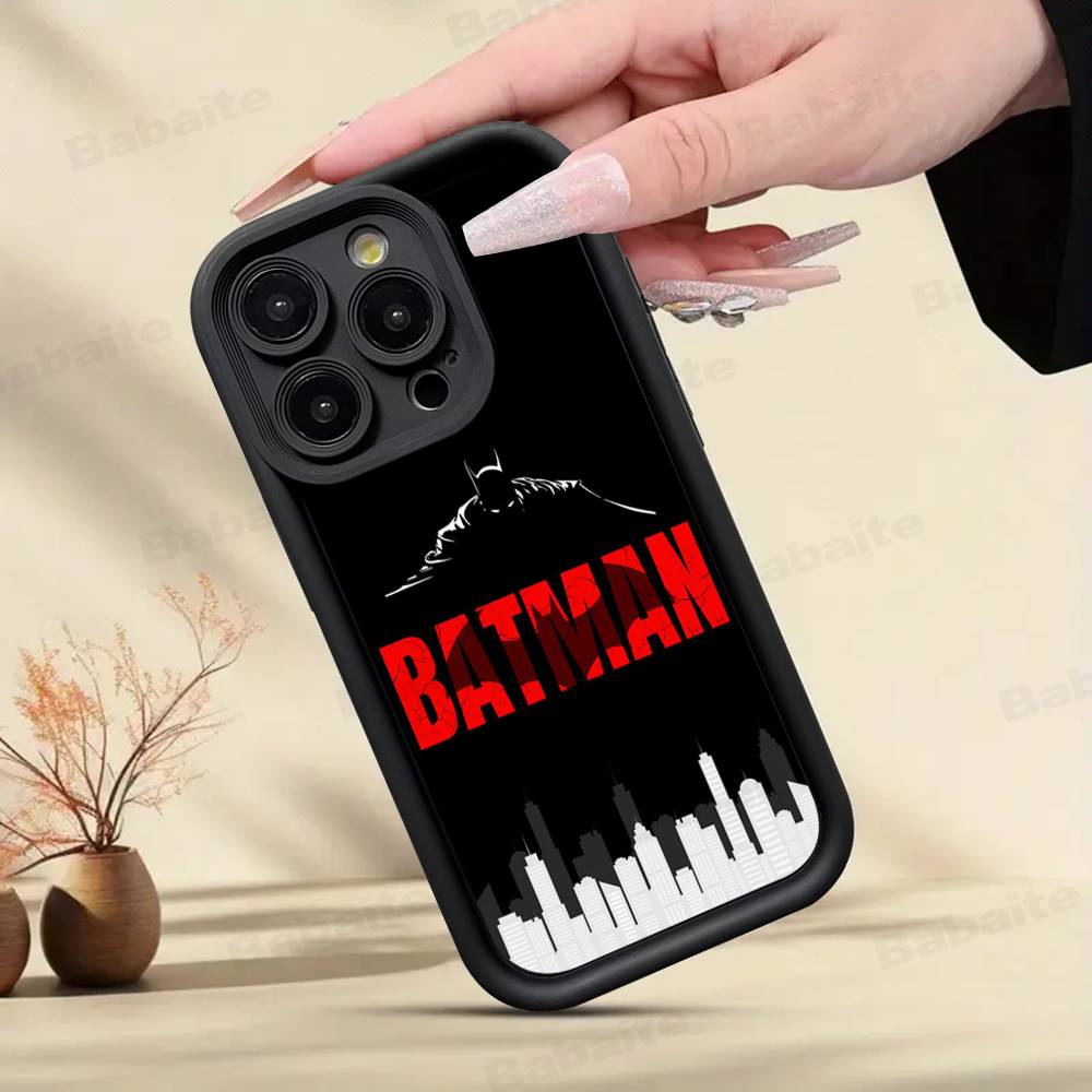 Чехол для телефона W-Batmans-r для iPhone 17 16 15 14 13 12 11 Pro Max Plus Mini Счастливым покрытием