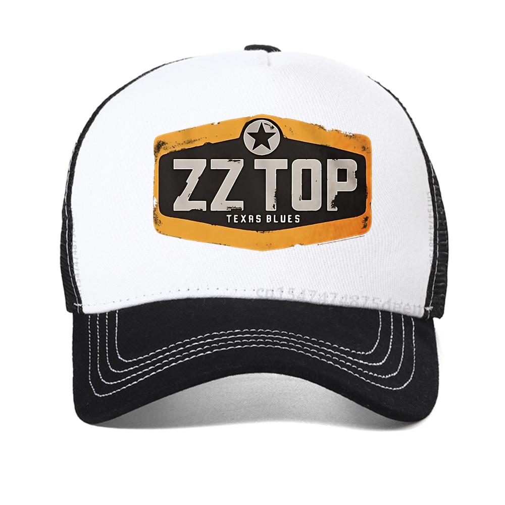 Кепка-бейсболка ZZ Top Texas Blues принт модная повседневная уличная солнцезащитная летняя регулируемая сетчатая кепка тракер солнце Snapback