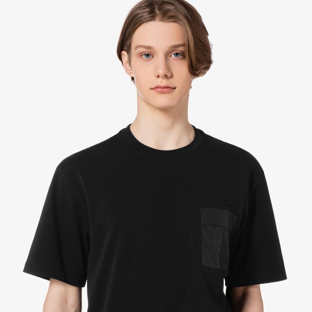 [Lacoste] Men's Strong Yarn Woven Pocket T-shirt TH258E-55G031