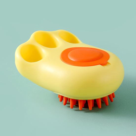 Pet Hair Brush Comfortable Grip Non-Slip Soft Massage Cartoon Shape Pet Cat Dog Hair Cleaning Brush Pet Supplies