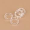 1Pair Medical-grade Fully Transparent Liquid Silicone Sleeves ST Series High-definition Flat-head Plugs