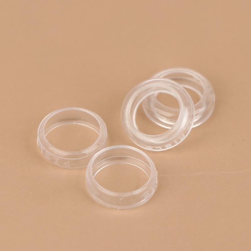 1Pair Medical-grade Fully Transparent Liquid Silicone Sleeves ST Series High-definition Flat-head Plugs