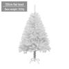 LED Luminous White Christmas Tree with Encrypted PVC and Bullet Head Design