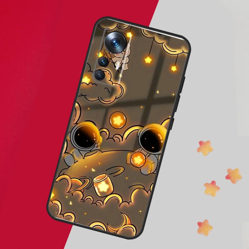 Милый чехол-астронавт с галактикой для Xiaomi 15 14 13 Ultra 11T 12T 13T 14T Pro Чехол для POCO X7 X6 X3 X5 F5 F6 F7 Pro