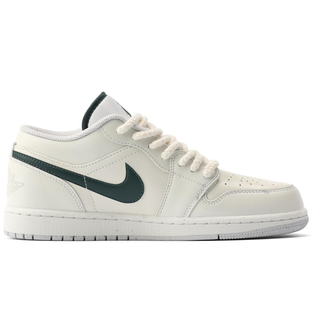 Jordan Air Jordan 1 Lightweight Low top Vintage Basketball Shoes Unisex Ecru FQ7687-300(Team975-)