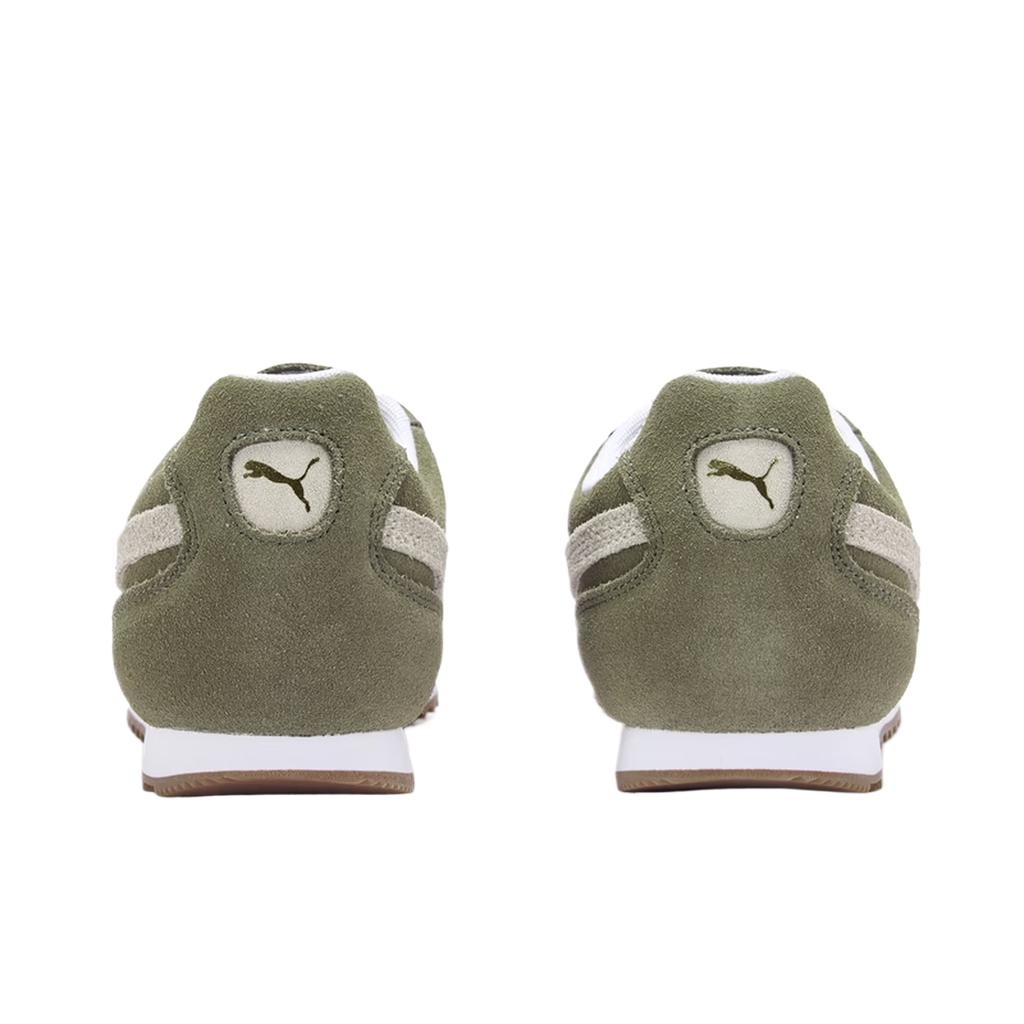 Puma Замша (split leather) Коровья кожа Тонкая подошва Ретро Шнуровка Нескользящие Низкие Повседневная Обувь Унисекс повседневная обувь 402362-08
