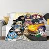 Одеяло из кораллового флиса Fairy Tail King Size, пушистые, мягкие, одеяла и пледы, роскошное постельное белье, вязаное плед, домашний интерьер