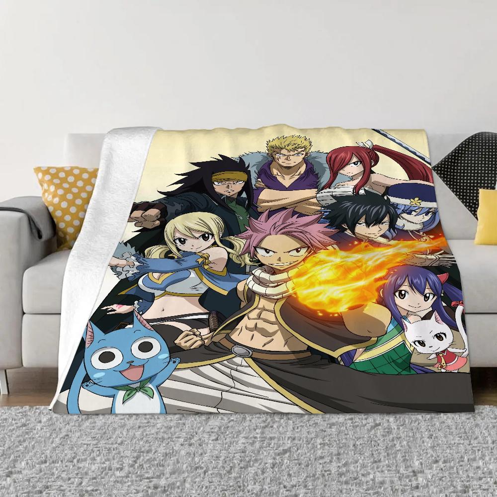 Одеяло из кораллового флиса Fairy Tail King Size, пушистые, мягкие, одеяла и пледы, роскошное постельное белье, вязаное плед, домашний интерьер