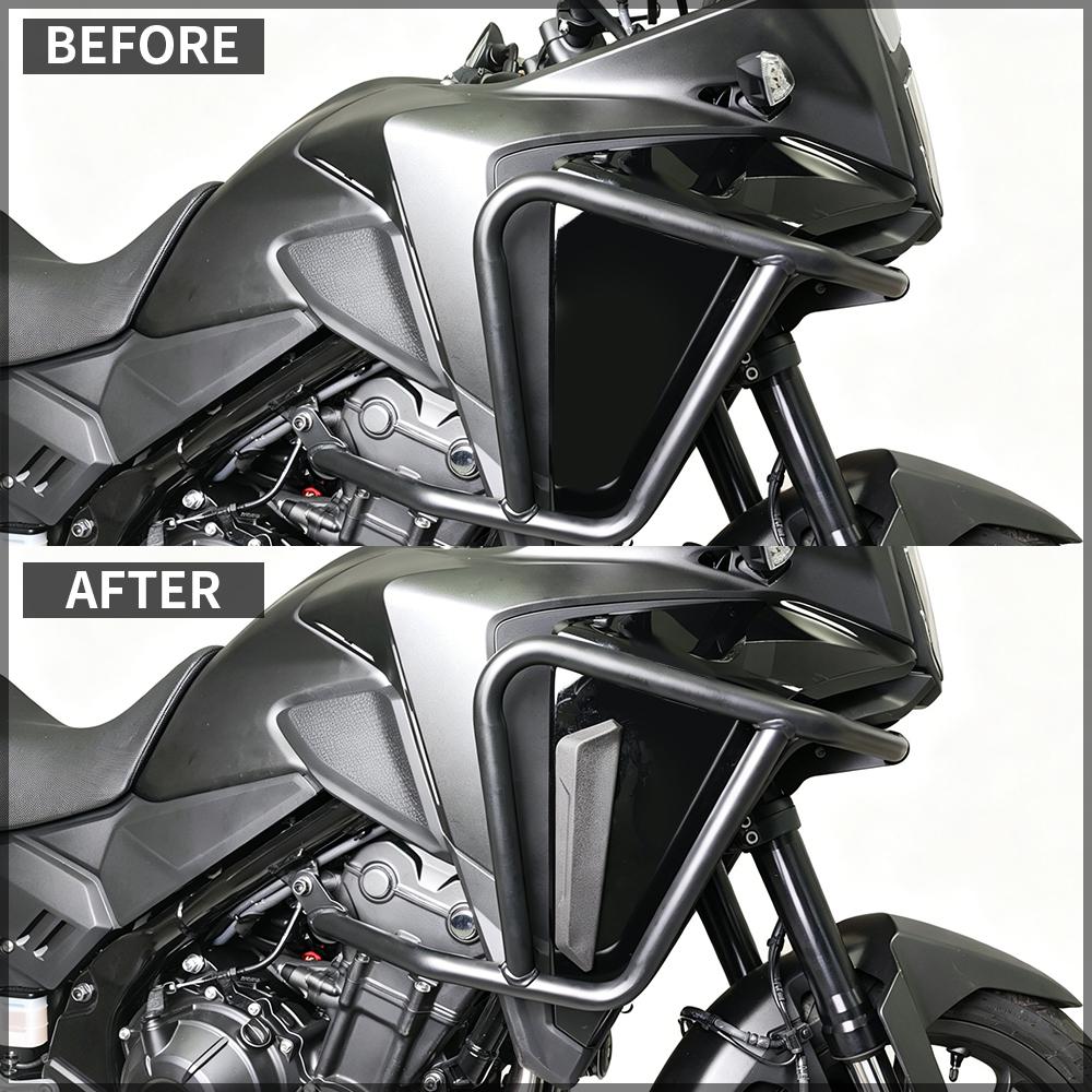 Мотоциклетный дефлектор Дефлектор ветра Радиатора подходит для Honda NX500 NX400 NX 400 500 2024-2026 2025 Аксессуары Матовый черный