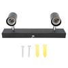 LED Track Light Two Bulb Fixed Rail with Rotating Heads Ceiling Track Light Fixtures for Kitchen