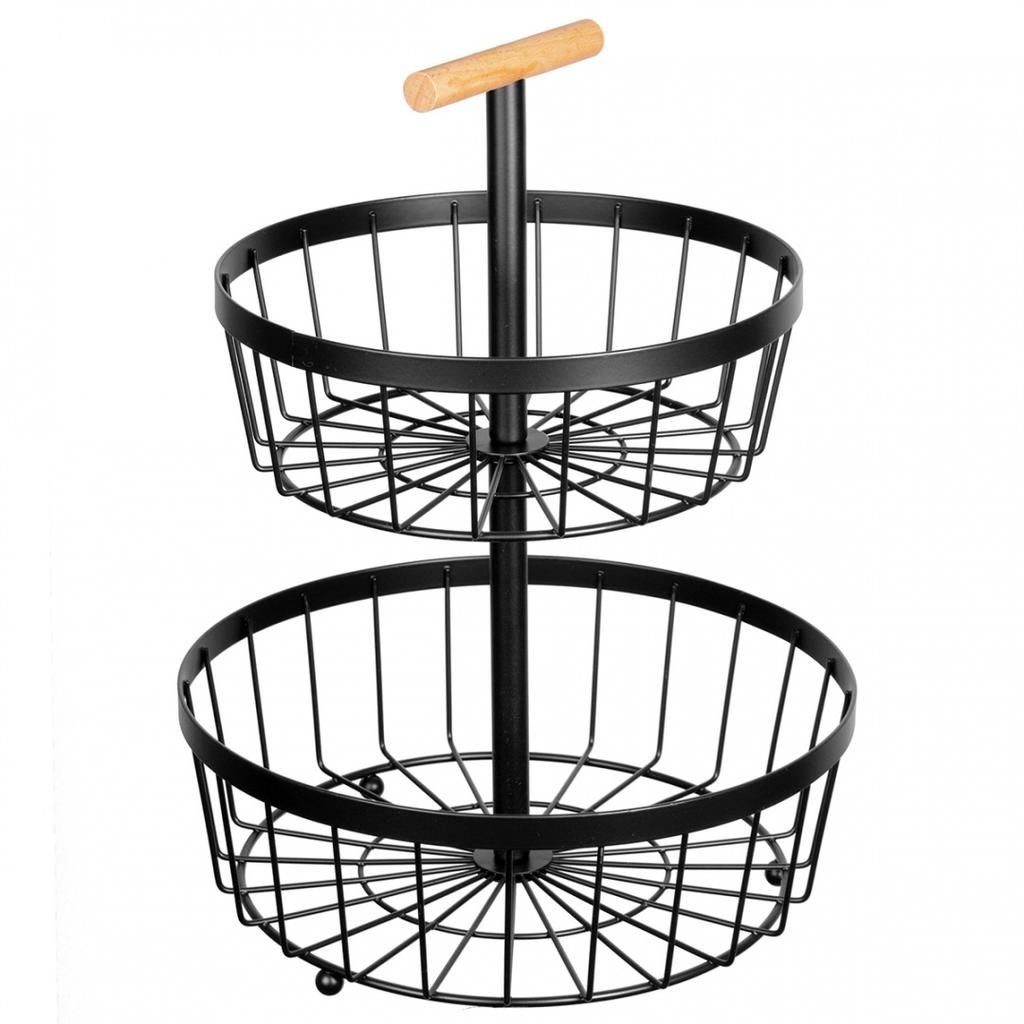 TIERED BASKET FRUIT PLATE LOFT 3107