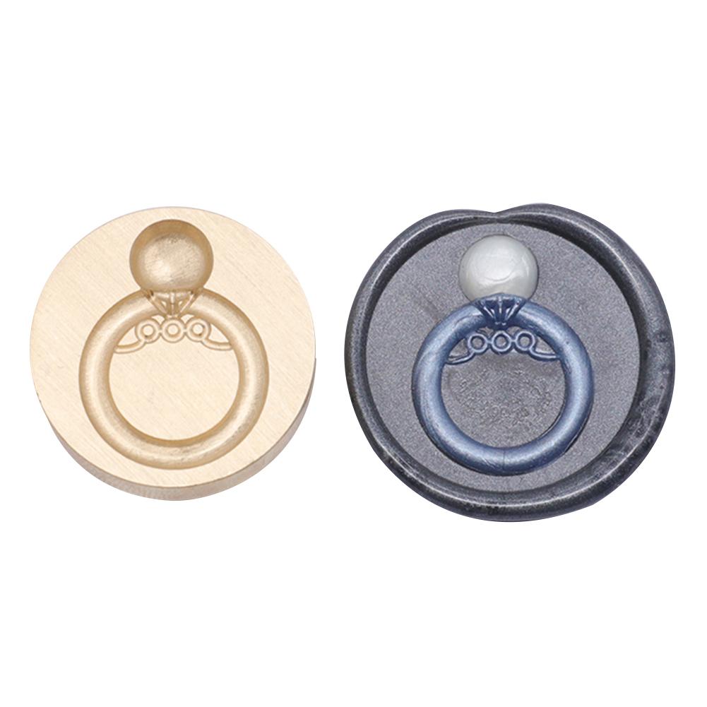 Латунные головки штампов, замена круглой формы, головка уплотнения штампа, 3D-тиснение, DIY Craft