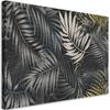 Canvas Print Dark Tropical Leaves Nature