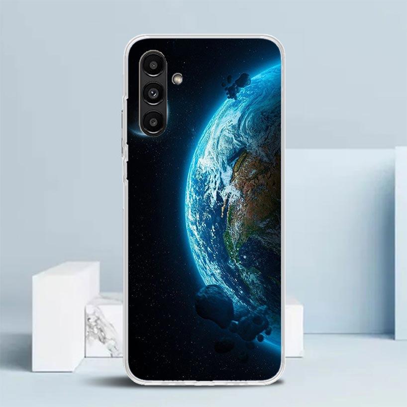 Чехол для телефона "Звезды Земли Космос" для Samsung Galaxy A17 A37 A57 A16 A15 A14 A13 A56 A55 A54 A53 A36 A35 A34 A33 A26 A25 A24 A23 Gala