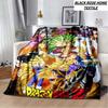 Fashion Art Print Comics D-Dragons B-Balls Blanket Bedroom Sofa Bed Sheet Outdoor Car Travel Hotel Portable Plush Cover Blanket
