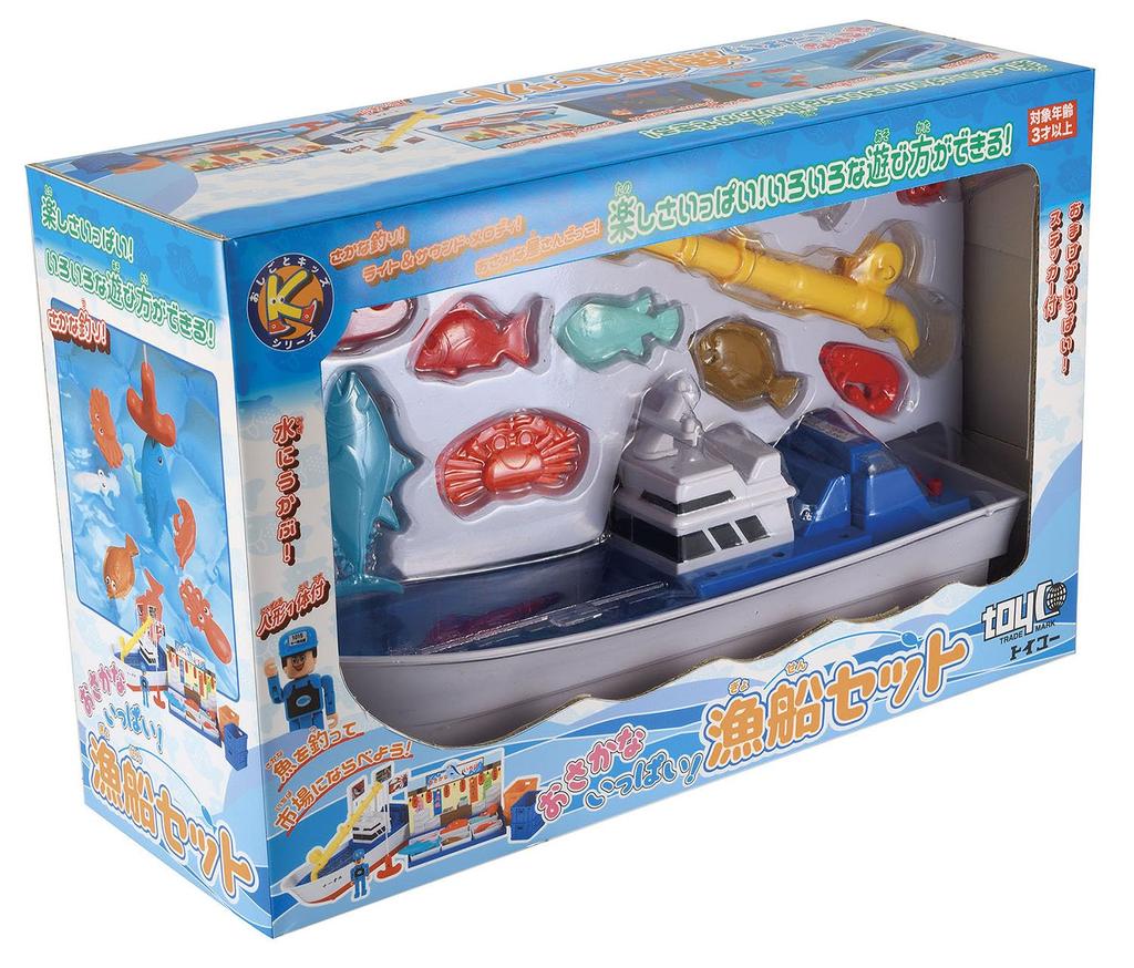Набор рыболовного катера Toyco - Полон рыбы!