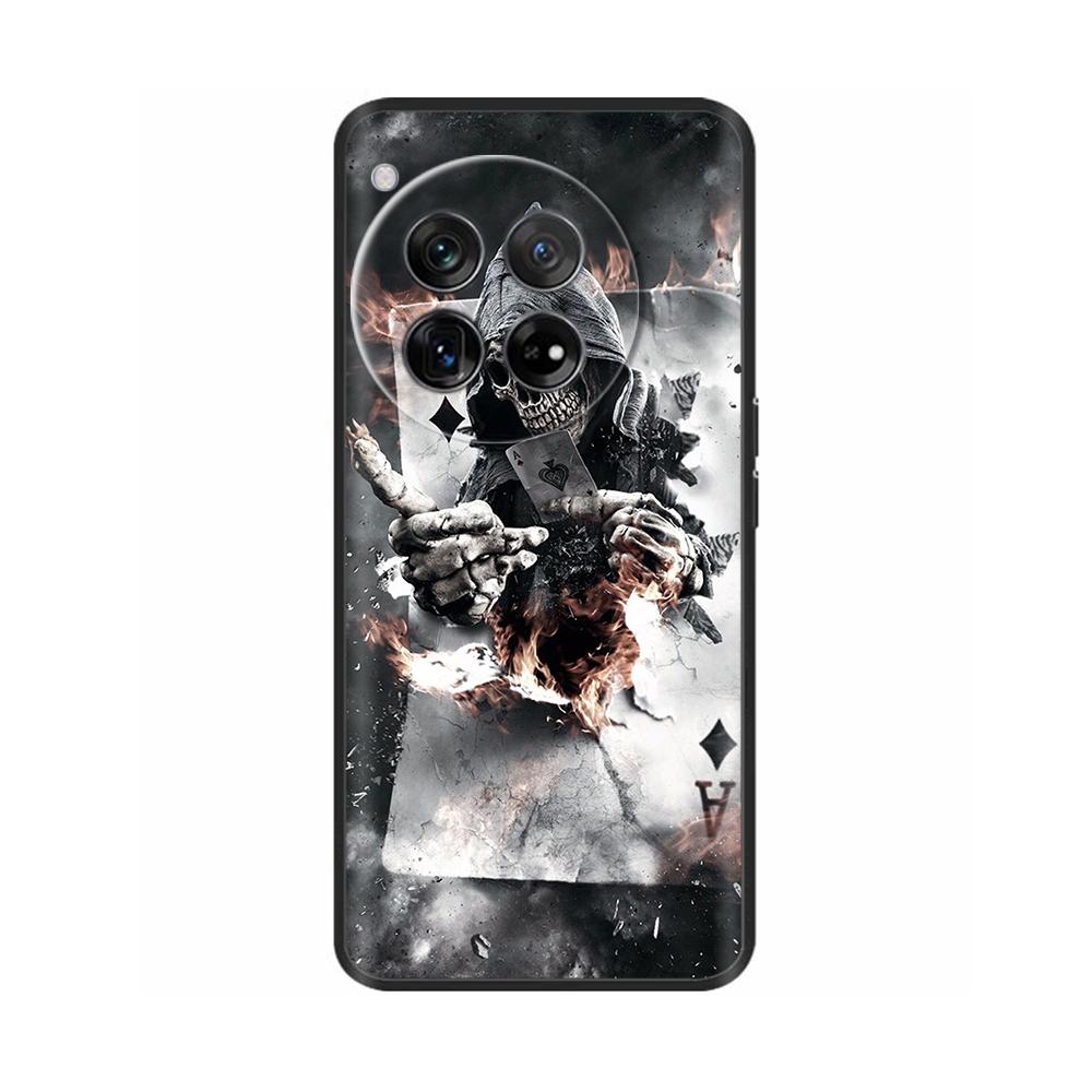 For OnePlus 12 Case Marble TPU Silicone Soft Phone Cases Cover For OnePlus 12 5G CPH2581 6.82" OneMore 12 Colorful Painted Capa