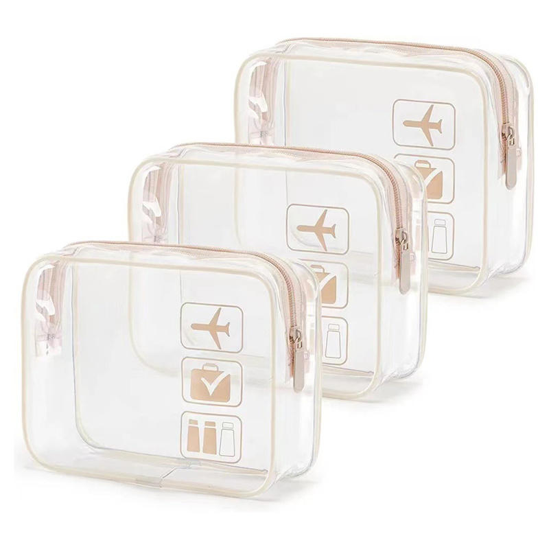 Простая ПВХ прозрачная косметичка прозрачный водонепроницаемый футляр для хранения косметики дорожный органайзер для косметики сумка для ванных принадлежностей мочалка