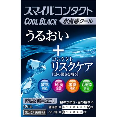 Smile Contact Cool Black 12 мл Для контактных линз Глазные капли Показания: Дискомфорт при ношении мягких или жестких контактных линз, восполнение слезы