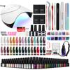 PHOENIXY 30 Colors Gel Nail Polish Kit with 36W UV LED Lamp Nail Dryer Nail Drill Machine Manicure Tools Starter Set DIY Nail Art Decoration Tools
