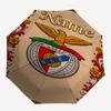 Custom Name Benfica Theme Automatic Umbrella, Lightweight & Portable, 8 Rib, Perfect for Outdoor Travel, Birthdays, Christmas, Gifts.