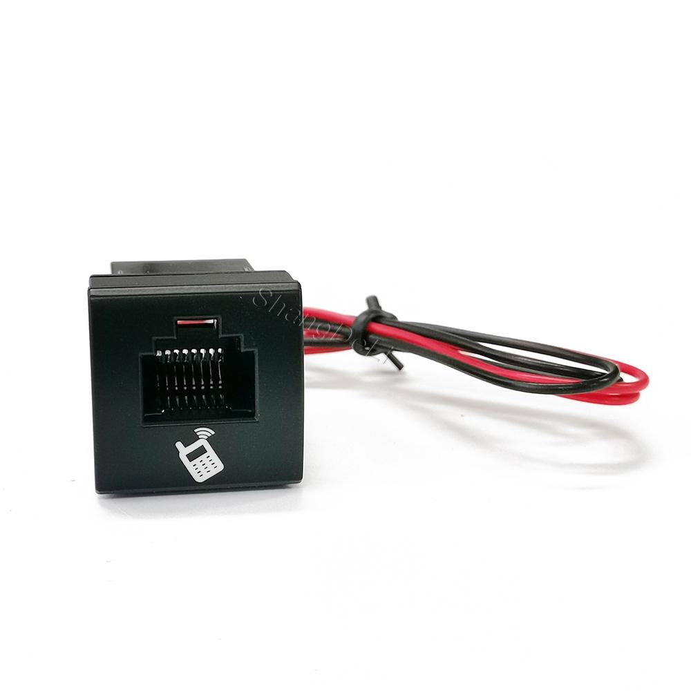 1PC Modified Car 8-core Hand microphone radio socket paired wiring For Toyota L300 FJ Cruiser Accessories Radio Accessories 4