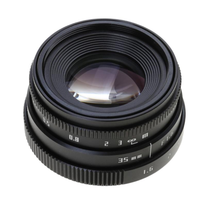 35 мм F1.6 C-Mount Объектив для портретной съемки с большой диафрагмой, ручной, фиксированный. Аксессуар для камер с креплением M4/3.