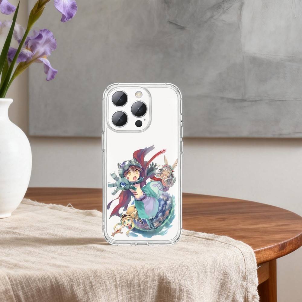 M-Сделано в A-Abyss-S Чехол для телефона для iPhone17p,16,15,14,13Pro Max,us,Мягкий силиконовый прозрачный чехол