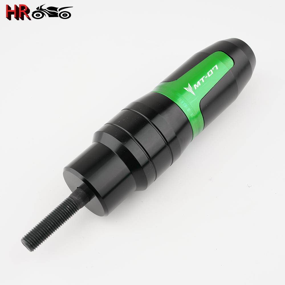 Для YAMAHA MT-07 MT07 MT 07 2014 2015 2016 2017 2018 аксессуары для мотоциклов с ЧПУ рама аварийные накладки выхлопные ползунки Crash