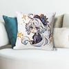 GGenshin Impact FFurina Various Sizes Square Pillow Case For Car Home Bedchamber Decor Custom Valentine gift