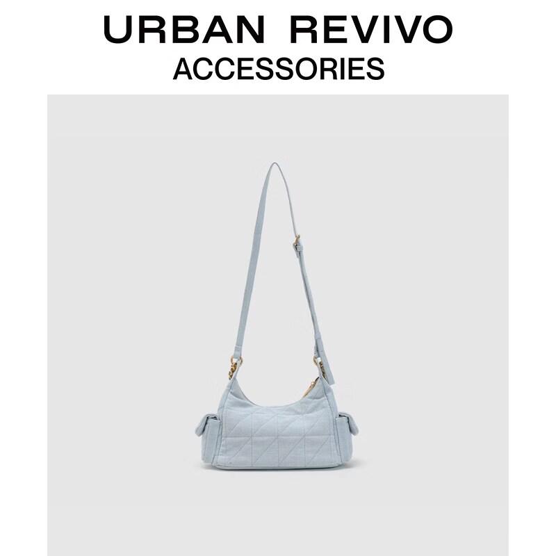 Джинсовая сумка через плечо URBAN REVIVO с множеством карманов