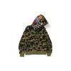 Мужская толстовка на молнии A Bathing Ape Camo Shark, цвет «оливково-зеленый», артикул 1E80-115-022