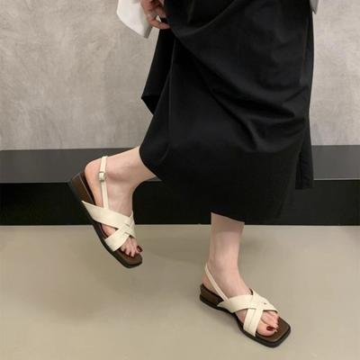 Женские летние сандалии на платформе новые красивые ретро отпуск пляжные шлепанцы