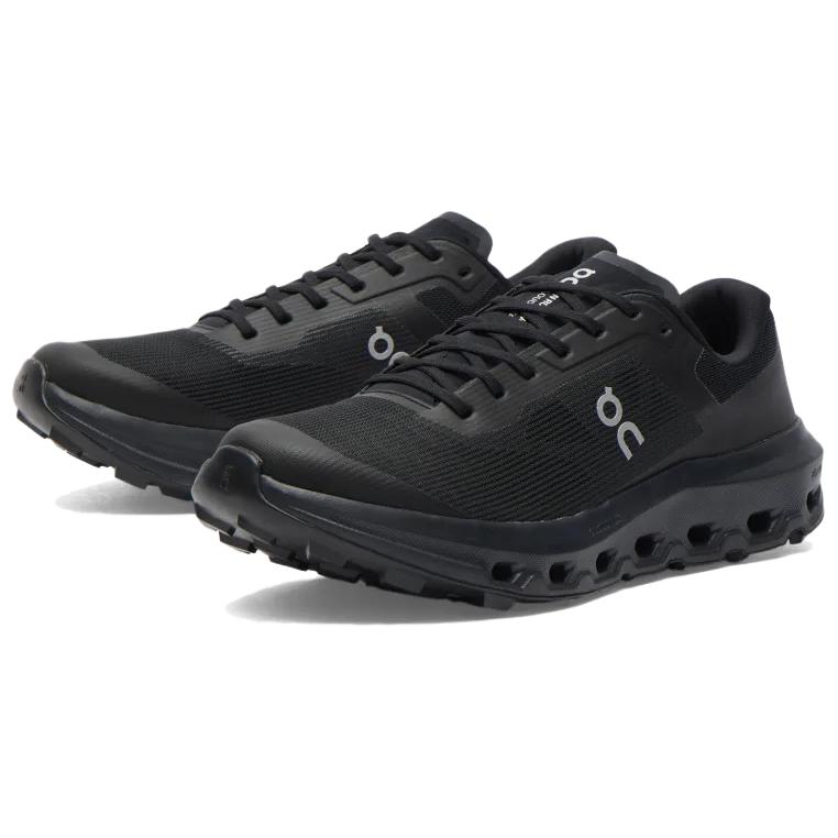 Men's Sneakers On Running On Cloudvista 3 Trail Running Shoes Men's Low Top Black