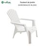 Wilsa Garden Стул Adirondack из полипропиленовой смолы - Белый - 1 Стул Adirondack