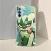 AP8 Sprigatito Pokemon Прозрачный чехол для Samsung A04 A14 A23 A34 A54 M23 M33 M52 M53 Realme 10 9 C30S C35 C55 VIVO Y02 Y21 Y33S Y51 X80 V25 Чехол
