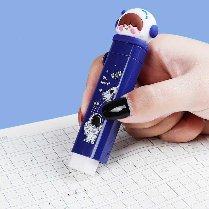 1 шт., канцелярские принадлежности, школьные принадлежности, милый мультяшный резиновый креативный новинка, детские подарки, ластик для карандашей