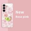 Tulip Oil Painting Glass Phone Case for Samsung Galaxy S25 FE/S23+/S24 Ultra