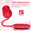 Роза Вибратор 10-скоростной фаллоимитатор, клитор, сосок, оральный стимулятор клитора для лизания киски