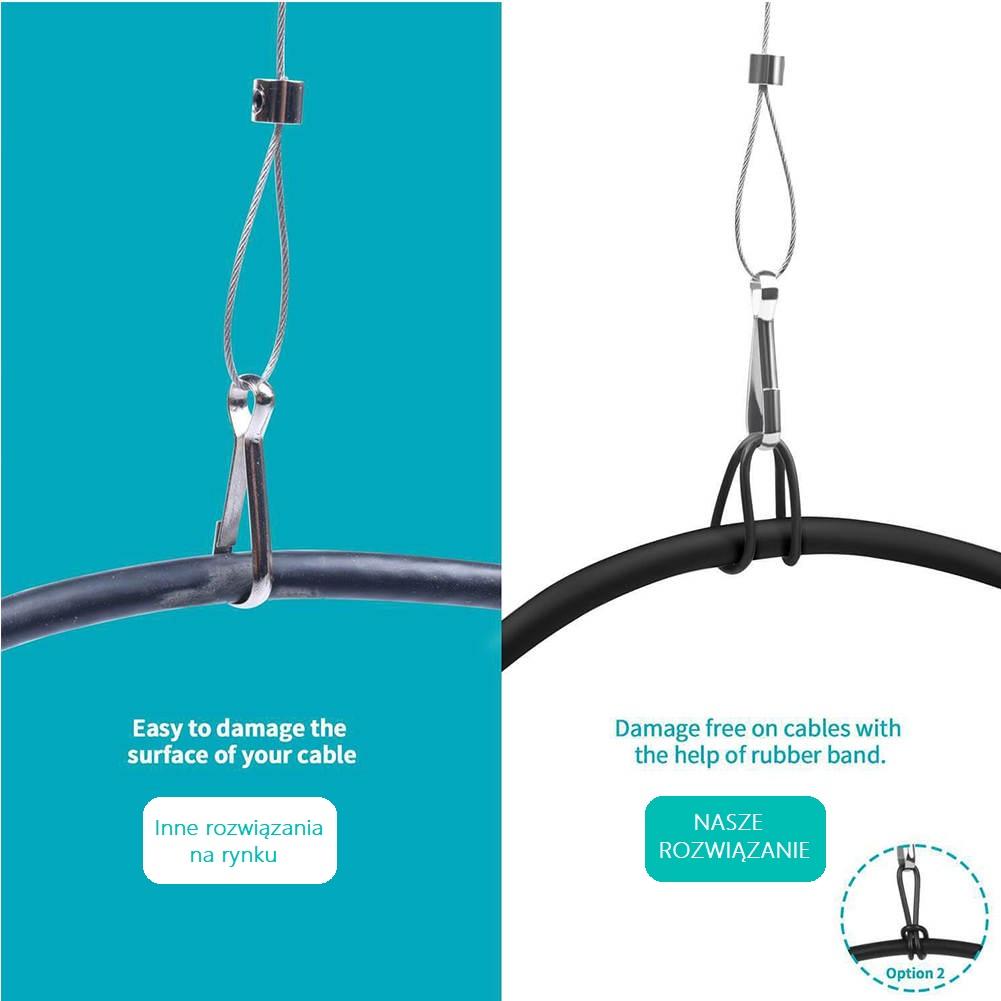 VR cable suspension hooks | 6 pcs
